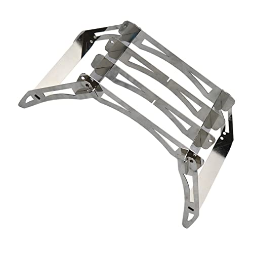 ZXDTVFGN Pieza de Barbacoa para jardín, Parrillas para Exteriores, Parrilla para fogatas, Parrilla de Acero para fogatas, Quemador de leña para jardín y Exteriores.