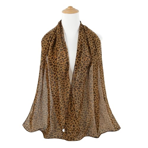 E-Clover Herebuy - Unique Women's Floral Scarves: Chiffon Flowers & Birds Printed Scarf