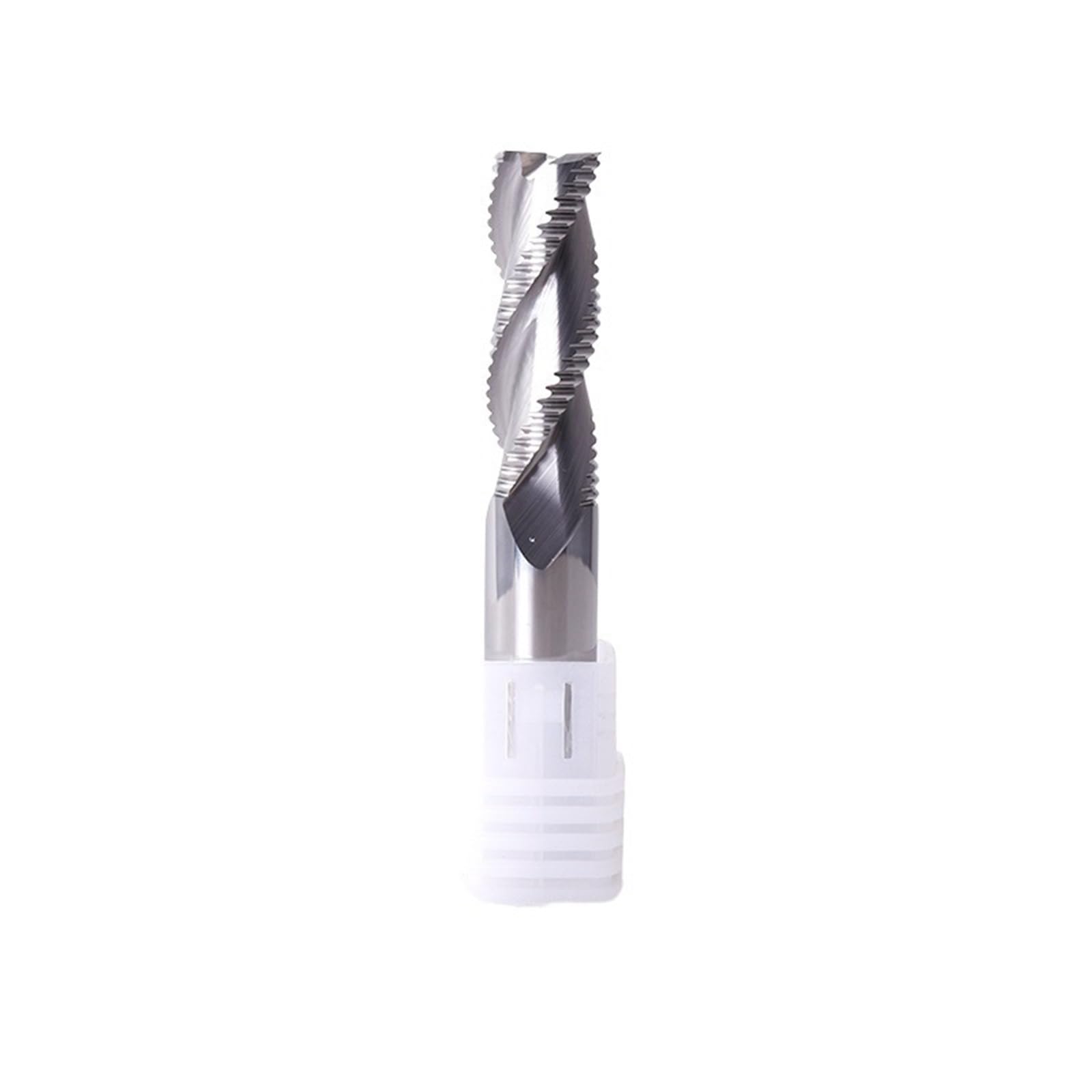 TBZOQAID Carbide Roughing End Mill HRC55 3 Flutes Aluminum Milling Tools 4-12mm CNC Square Nose for Copper Cutting(D6x50L)