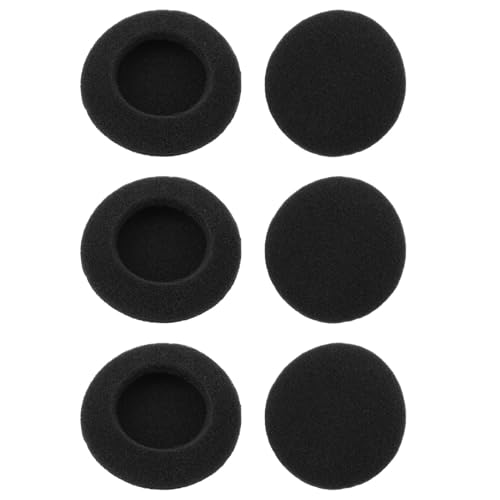 6pcs Auricolare Gomma Piuma Della Spugna Dei Rilievi Cuscini Da 50mm Per Koss Porta Pro PX100 PP Per Cuffie Koss Porta Pro, Sennheiser,Philips,Panasonic RP-HT21, AKG Schiuma Paraorecchie,2 Pollic