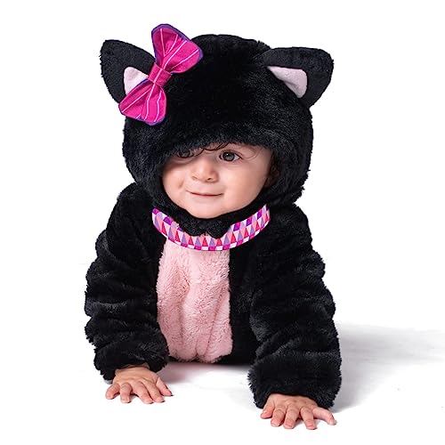 Disfraz de gato bebé para niñas Halloween miniatura 3