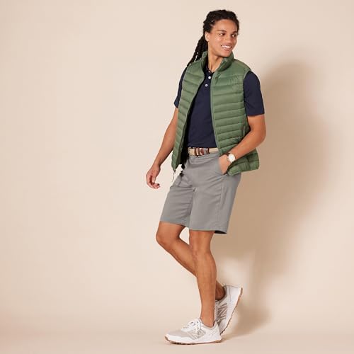 Image of Amazon Essentials Men's Classic-Fit 9 inch Inseam Moisture-Wicking Golf Shorts, Functional Pockets (Available in Big & Tall)