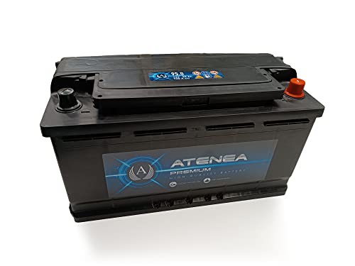Batería de Coche, Atenea Premium AT900, 90Ah, 12V, 720 A, Standard, Para vehiculos sin sistema Start-Stop