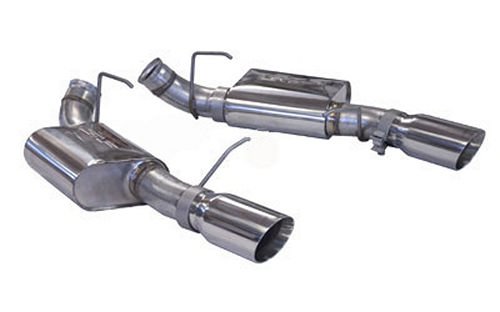 SLP M31022 Axle-Back Exhaust (2011-14 Mustang GT/2012-13 Boss 302/2011-12 GT 500"LoudMouth III" w/4" Tips)