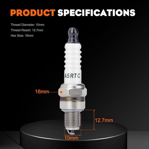 Image of CR5HSB Spark Plug Replace for Honda 98056-55777 98056-55757 NGK 6335 Torch A5RTC 2 PACK