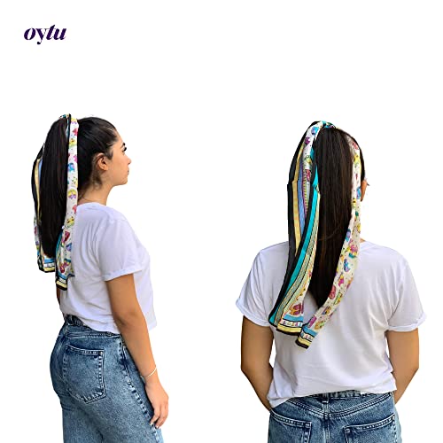 Silk Scarves Women's%100 Mulberry Silk Scarves Pure Silk Long Cat Printed Scarf Head Scarf Headbands Scarves Art Print3