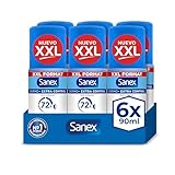 Sanex Dermo+ Extra Control Desodorante Antitranspirante Roll-On 72 Horas 90ml – protección efectiva contra el sudor y el mal olor – dermatológicamente testado– contiene 0% alcohol*