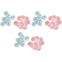 Gender Reveal Button Pin Blue Pink Metal Attractive Decorative Party Badge 3packs for Baby Shower
