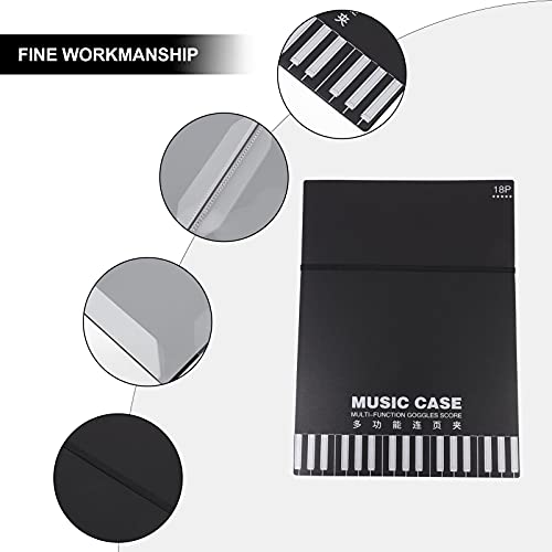 Generic Muziekblad Bestand Papier Documenten Opbergmap Houder Uitbreidbaar Muziek Binder voor Tekening Wijzigen… - Image 4