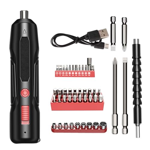 Destornillador eléctrico de precisión USB – alto par, controlador inalámbrico, herramienta compacta de luz LED, juego de reparación portátil, ayuda de uso doméstico para teléfono, cámara, laptop