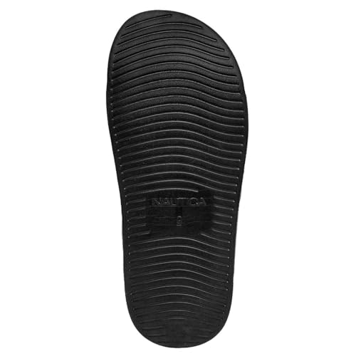 Image of Nautica Men's Open Toe Slide Sandals - Comfortable Indoor & Outdoor Shower Slippers