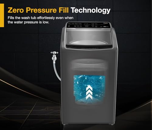 Image of Whirlpool 8 kg Magic Clean 5 Star Fully Automatic Top Load Washing Machine Grey (MAGIC CLEAN ELT 8.0 GREY 10YMW, Hard Water Wash)