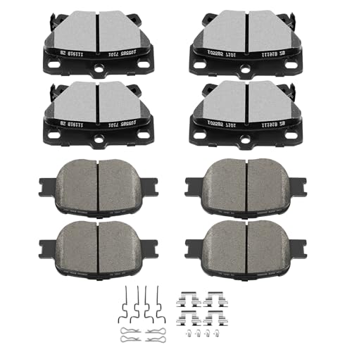 Image of SCITOO D817 D823 Ceramic Brake Pads Sets Front & Rear Replacement For Toyota Celica 2000-2005