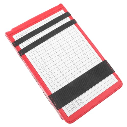 VANZACK Golf Scorecards Holder Portable Recording Notebook for Outdoor Golfers
