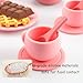 Silicone Tea Set for Toddlers,Play Tea Party Set,A Cute Pink Outfit Suitable for Toddler Girl