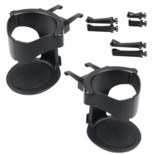 2-Pack Car Cup Holder – Universal Air Vent Drink Holder for Cars – Durable & Adjustable Cup Holders for Vehicles – Car Interior Accessories