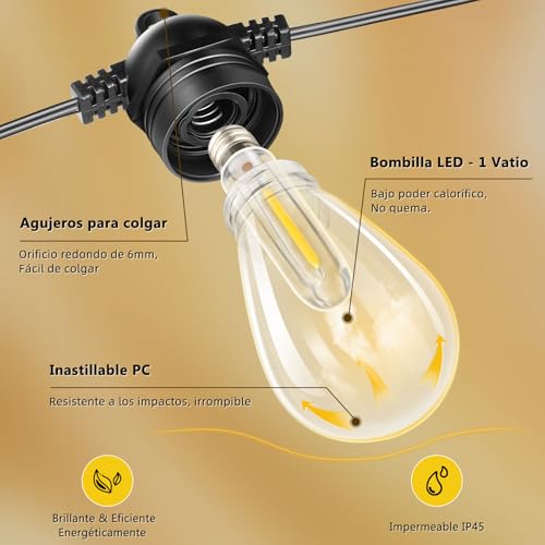 Luces de jardín 12 Imagen adicional