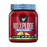 BSN N.O.-XPLODE Cool Rush Pre Workout Powder, Preworkout Energy Supplement for Men and Women with Creatine and Beta-Alanine, New Flavor: Cherry Lime Ice, 30 Servings