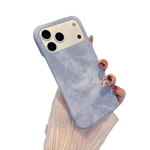 Coque iPhone 16 Plus fine en jean résistant compatible avec chargeur MagSafe