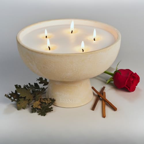 Blueme Romance Candle &ndash; 5 Wick Refillable Soy Wax 45 oz