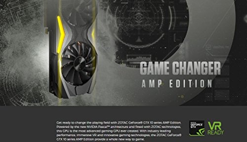 GeForce GTX 1080 8GB AMP! Edition ZT-P10800C-10PThree DP + HDMI + DVI Scheda Video Gaming VR Ready - Scheda video - Immagine 11