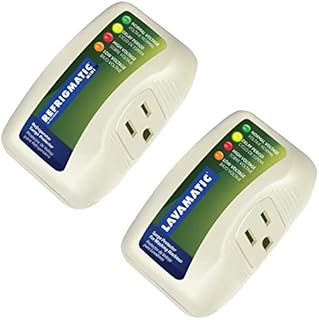 Two Electronic Surge Protector Combo Refrigmatic for Refrigerators and Lavamatic for Washing Machines
