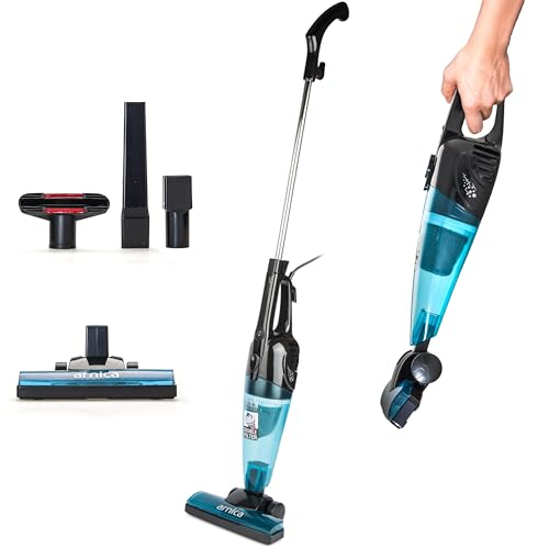 Merlin 2-in-1 Pro Vacuum Cleaner (Blue) | Corded, 850W Powerful Suction, Multiple Attachments | Lightweight Upright & Handheld Hoover for Carpet, Hard Floors, Pet Hairs & Cars