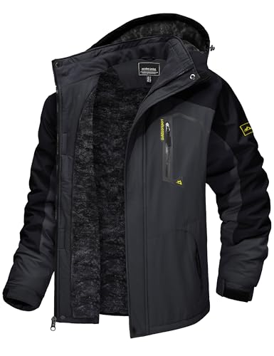 TACVASEN Men's Winter Skiing Jackets Waterproof Thermal Snowboard Coats