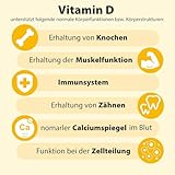 Dr. Jacob's Vitamin D3 Öl forte 20 ml I 2000 I.E. 50 µg D3 pro Tropfen I optimal bioverfügbar I 640 Tropfen, 1.280.000 I.E
