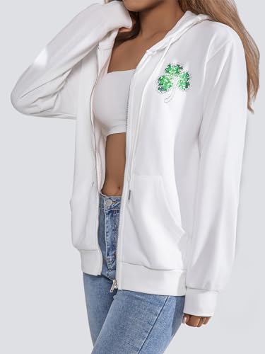 AISAIFO Favorito das adolescentes: Moletom com capuz de malha waffle com zíper - aconchegante e fofo