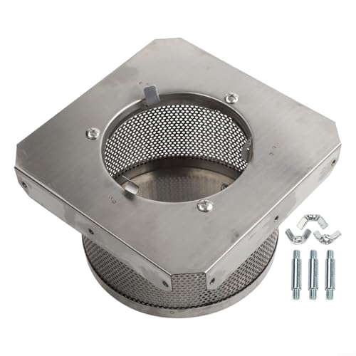 304 Edelstahl- Brennnetz und Basis- Set für Standard- Pyramide für Terrassenheizungen mit reflektierender Befestigung (10 cm)