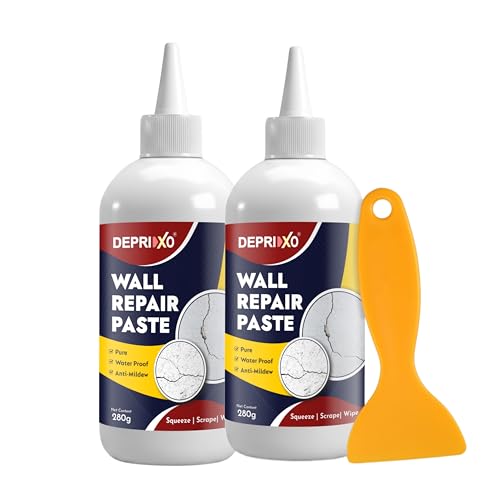 Image of Wall Repair Paste - Paint Wall Putty Crack Repair for Walls and Joint, Mending Agent Damage Wall Crack Filler, Waterproof Wall Hole Filler by UNIDSC (Wall Repair Paste, 560 ml)