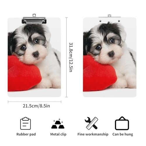 Planchette à pince A4 chien mignon porte-bloc de bureau - 2
