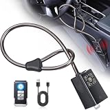 Upgrade Car Steering Wheel Lock with Remote, Keyless Anti-Theft Car Device