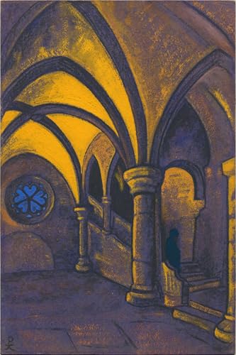 Château de Nicolas Roerich peinture sur toile nordique pour déco de chambre