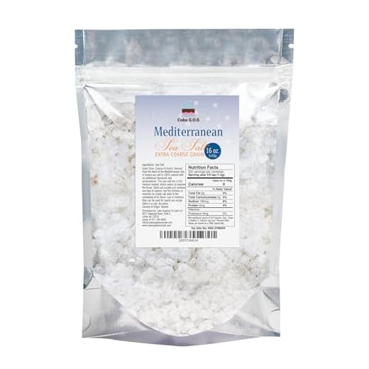 Mediterranean Sea Salt, Extra Coarse Grain 1 lb.
