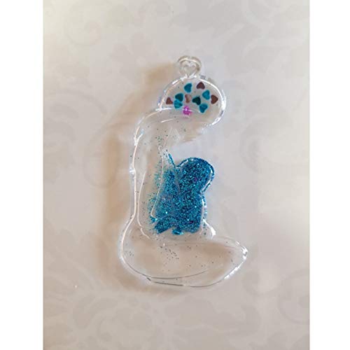 Kuuguu 3 Pack Breastfeeding Mother Baby Silicone Keychain Mold Epoxy Craft Keychain Molds Handmade Earrings Crystal Resin Casting Silicone Molds Diy Jewelry Making Pendant Tag Craft Mold #TOP5