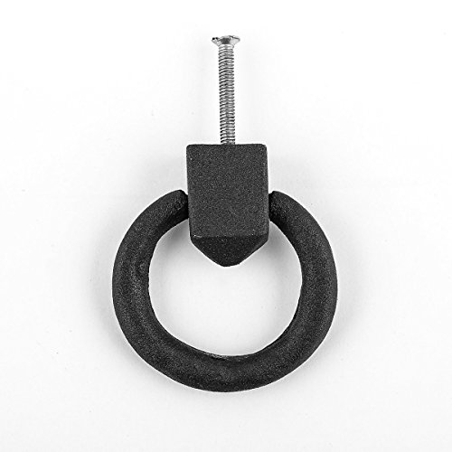 Renovators Supply Manufacturing Cabinet Handles 2 In. Black Wrought Iron Drawer Pulls Antique Kitchen Cabinet Handles With Mounting Hardware Pack Of 6 #TOP2