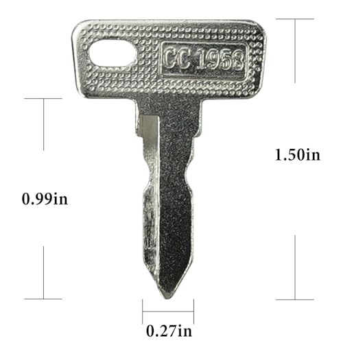 4PCS Golf Cart Club Car Keys Replacement for 1982-Up Club Car Precedent DS and Tempo Gas Electric 1012505 - Thumbnail 4