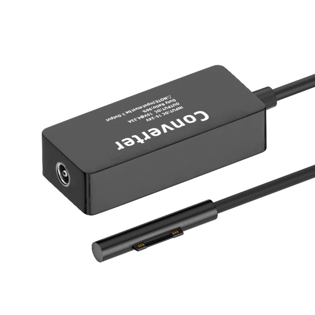 Adaptador DC 5.5x2.1mm a Surface Pro cable convertidor de carga de 65W y 15V 8