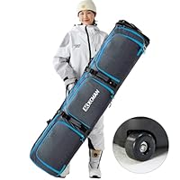 Borsa Per Snowboard Con Ruote - Regolabile, Impermeabile, Protezioni ABS, Per Viaggi Aerei - Foto 6
