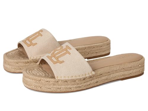 Image of Lauren Ralph Lauren Polly Cross-Dyed Canvas Espadrille