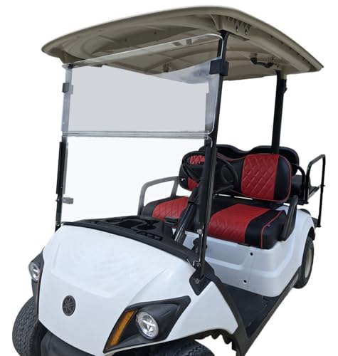 Huskey Parts Company CLEAR Golf Cart Windshield YMH Drive 2