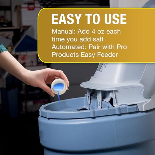 pro products res care liquid water softener cleaner universal cleanser for hardwater systems unscented 64 oz