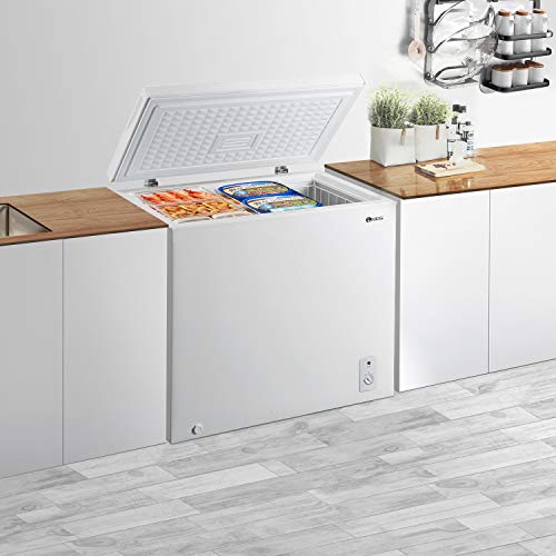Keg 7.0 Cubic Feet Top Chest Freezer With Adjustable Thermostat And Removable Storage Basket, Freezing Machine For Home And Kitchen (7 Cu Ft) #TOP5