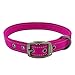 Max and Neo MAX Reflective Metal Buckle Dog Collar - We Donate a Collar to a Dog Rescue for Every Collar Sold (Medium, Pink)