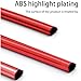 Luminuti 1 Pack 20 Pcs Car Air Conditioner Air Outlet Decorative Strips, Universal for Car Car Vent Accessories,Suitable for Most Cars, Trucks, Suvs (Red)
