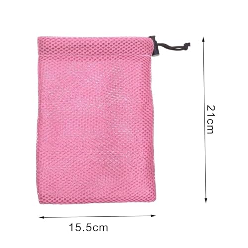 Pochette à cordon filet sac de rangement polyester pour petits accessoires