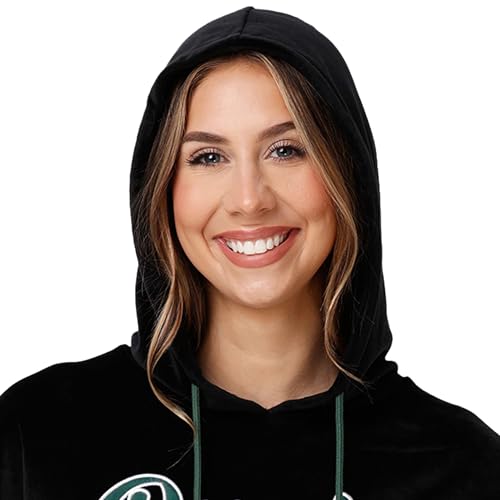 Sudadera con capucha para mujer FOCO de velour premium con acabados de alta calidad de la NBA 4