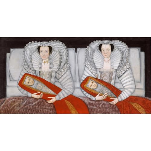 The Cholmondeley Ladies Peinture British School Toile Roulée 30x40
